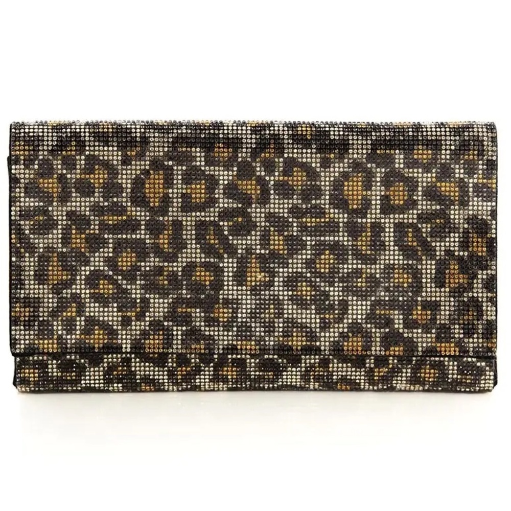New Leopard Kass Clutch
